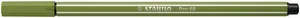Marker fibrowy premium - STABILO Pen 68 - 1 szt. - zielony mech